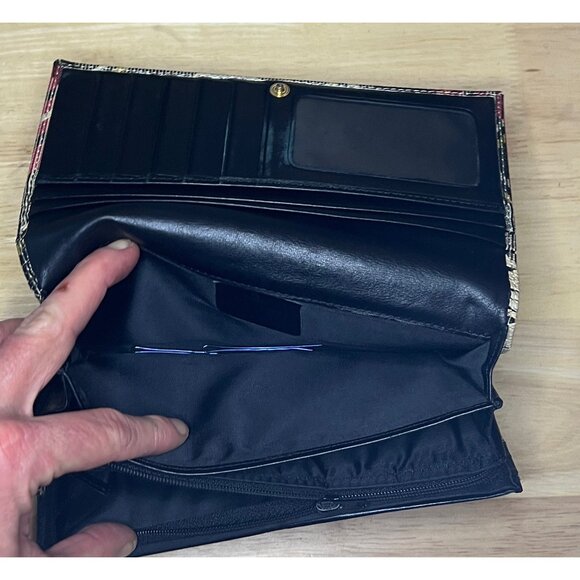 Vivienne Westwood Tartan Check Wallet With Gold Orb Logo - Picture 9 of 15